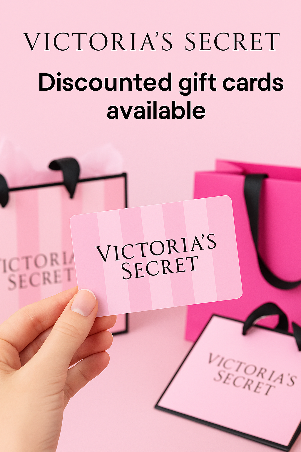 Victoria Secrets- Discounted Digital Gift Card – $100